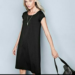 Eileen Fisher Organic Cotton Black Dress